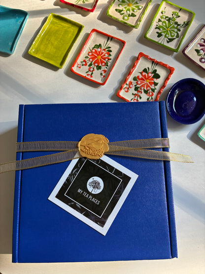 Anniversary Blue Jay Tea Box 2026 + Tea Coaster (New)