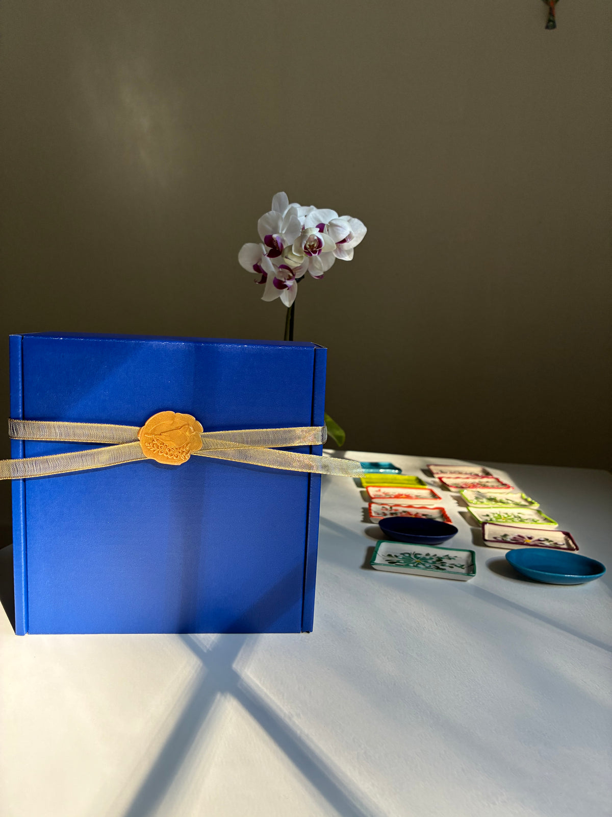 Anniversary Blue Jay Tea Box 2026 + Tea Coaster (New)