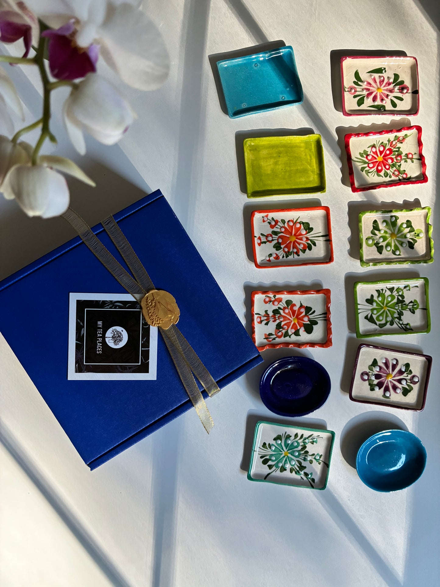 Anniversary Blue Jay Tea Box 2026 + Tea Coaster (New)