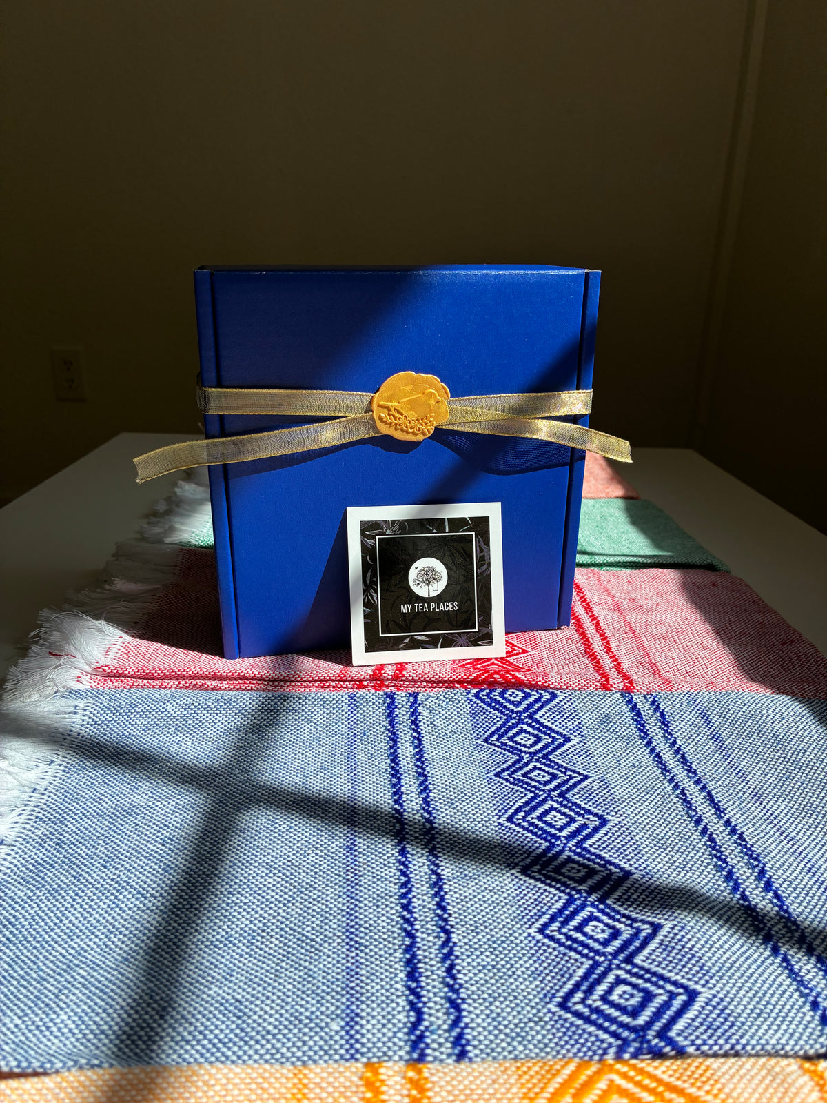 Anniversary Blue Jay Tea Box 2026 + Tea Towel (New)