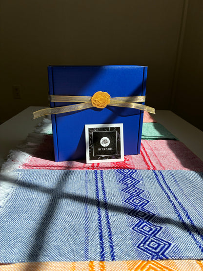 Anniversary Blue Jay Tea Box 2026 + Tea Towel (New)