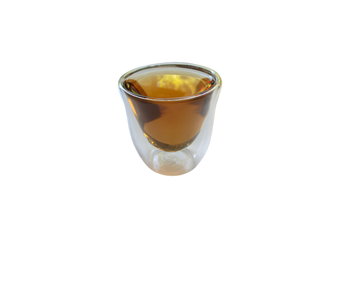 Double Glass Tea Cup -  2.3oz