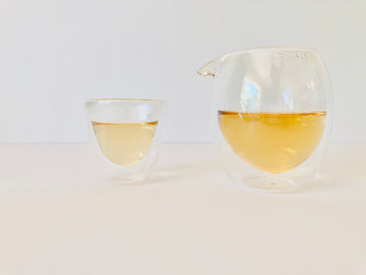 Double Glass Tea Cup -  2.3oz